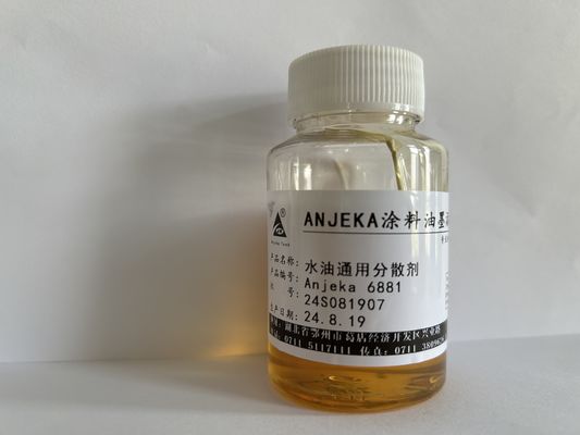 Anjeka6881 Tinta de cura UV BYK9151 agente dispersor de pasta de cor condutora